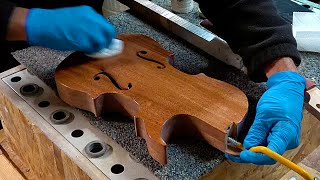 Making An Electric Violin Part 9 Applying An Oil Finish On My Electric Violin