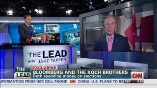Michael Bloomberg has "no problems" with Koch...