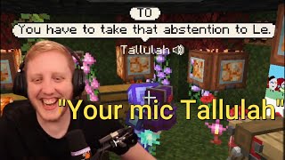 Tallulah accidently opens her mic on Philza's stream infront of 10,000 People On QSMP minecraft