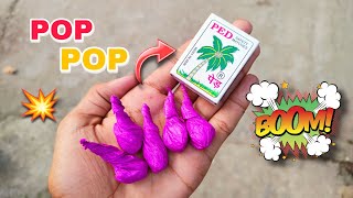 How to make pop pop crackers Using Matchbox || homemade Diwali BOMB 💣