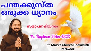 പന്തക്കുസ്ത ഒരുക്ക ധ്യാനം : Fr Raphson Peter OCD