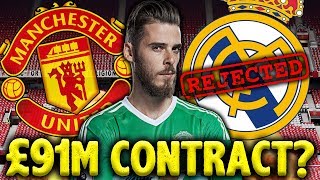 BREAKING: David De Gea REJECTS Real Madrid To For Huge Man United Contract?! | Futbol Mundial