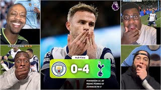 🚨LES REACTIONS : Manchester City est corrigé à domicile par Tottenham (0-4) 😱🥶🤯