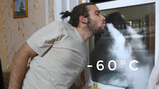 What happens if you open the window at  -60°C/-76°F  (Yakutia, Russia)