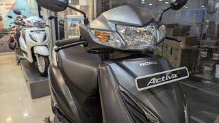 All New 2024 Honda Activa 6G Standard - Matte Axis Grey Metallic