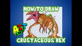 How to Draw CRUSTACEOUS REX from GODZILLA THE SERIES