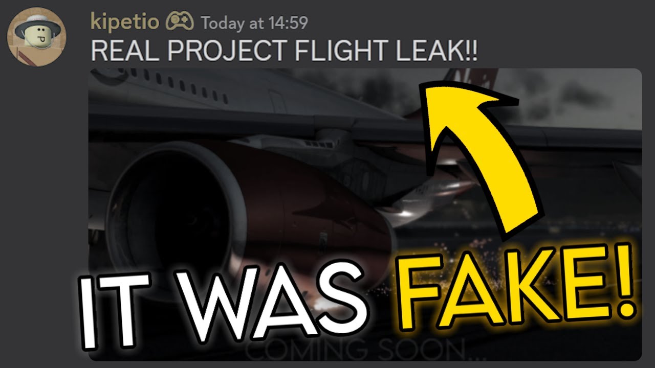How I Fooled Project Flight Roblox Youtube