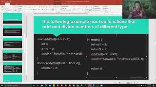 Function with return value, Function overloading & C++ Array