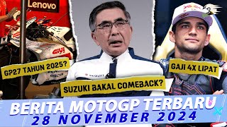 Suzuki Mau ComeBack Tapi Ada 1 Syarat 😍 Ducati GP27 Bakal Hadir 2025 🤩 Gaji Martin Naik 4x