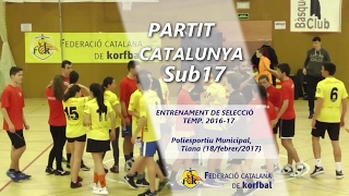 CATALUNYA SUB17 - Partit amistós (18 feb 2017) Korfbal