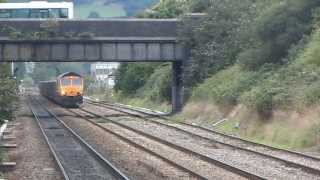 *RARE* GBRF 66704 with empty stone wagons passing OldField Park