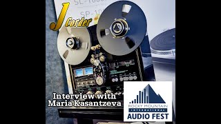 Maria Kazantseva interviewing Jeff from J-Corder at RMAF 2018