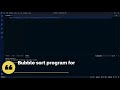 Java program | Bubble Sort  Descending Order | Yes I Can Do