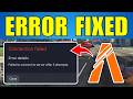 Fix Connection Failed Error on FiveM (2026)