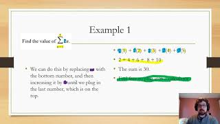 A2 6.3 Sigma Notation