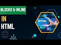 HTML Tutorial: Inline & Block Elements |Web Development Tutorials#html #inline#block#webdevelopment