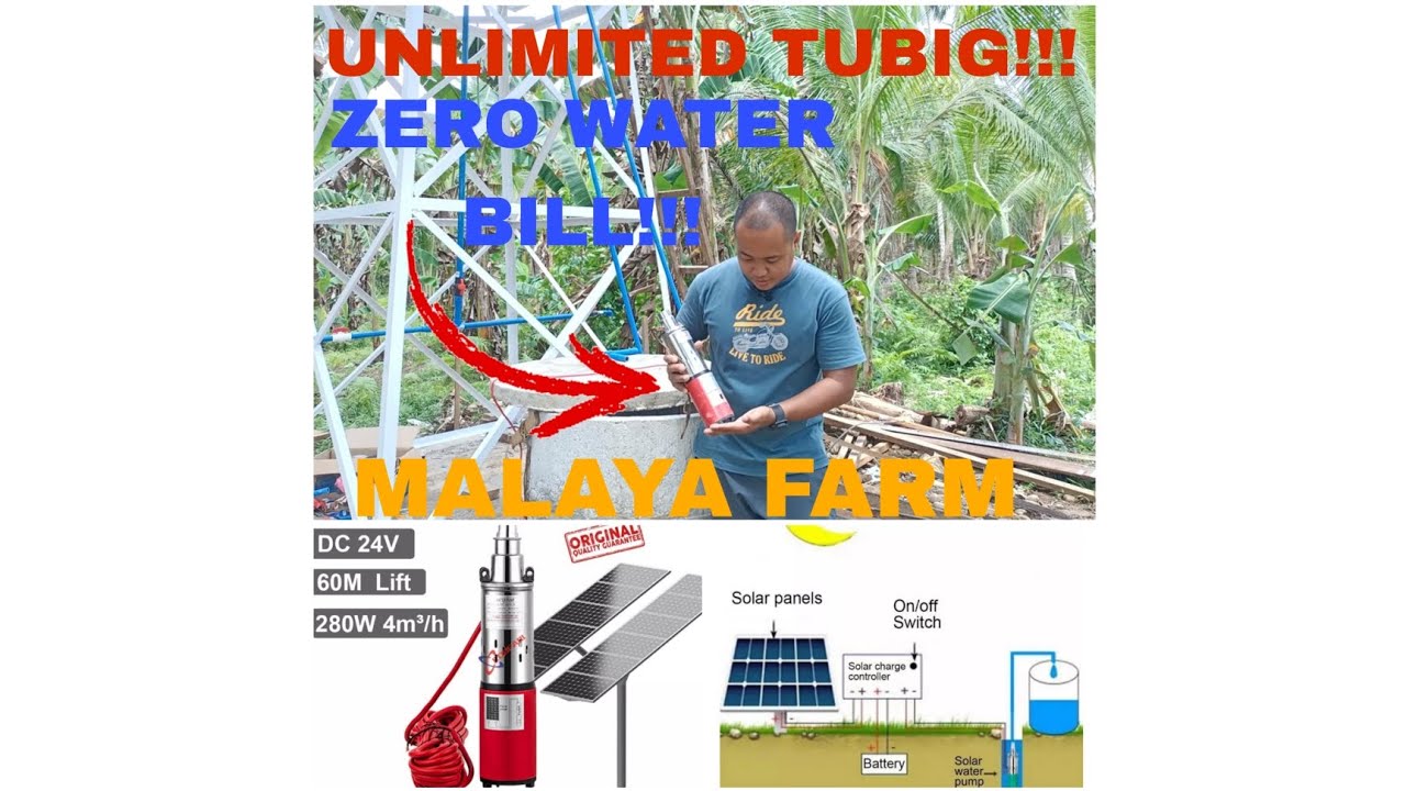 Solar Water Pump Installation Youtube