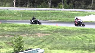 FAST motorcycle racing course at Shannonville raceway.