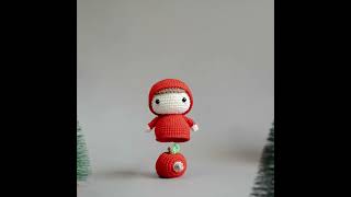 lalylala Red Riding Hood amigurumi matryoshka doll - Crochet pattern and DIY kit
