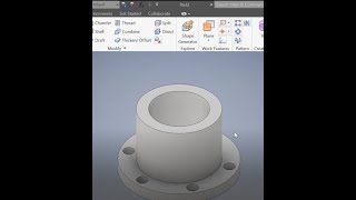 Inventor Aula 1  -  Flange