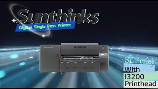 Sunthinks Digital Single Pass Printer With I3200 Printheads,Support Variable Data Printing.