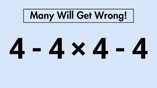 Simple Math Problem That Confuses Everyone!