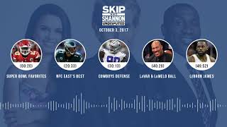 UNDISPUTED Audio Podcast (10.03.17) with Skip Bayless, Shannon Sharpe, Joy Taylor | UNDISPUTED