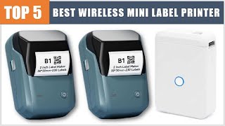 Top 5 Best Wireless Mini Label Printer 2024 || Mini Sticker Printer Review