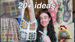 20+ Crochet Granny Square Project Ideas 💡