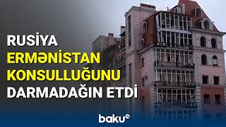 Rusiya Ordusu Ermənistan Konsulluğunu vurdu