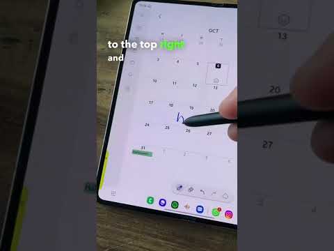 Calendario Samsung x S Pen #shorts #samsung #tech #samsungtips