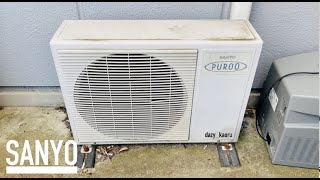 【SANYO】三洋 ルームエアコン 室外機 SANYO old outdoor unit