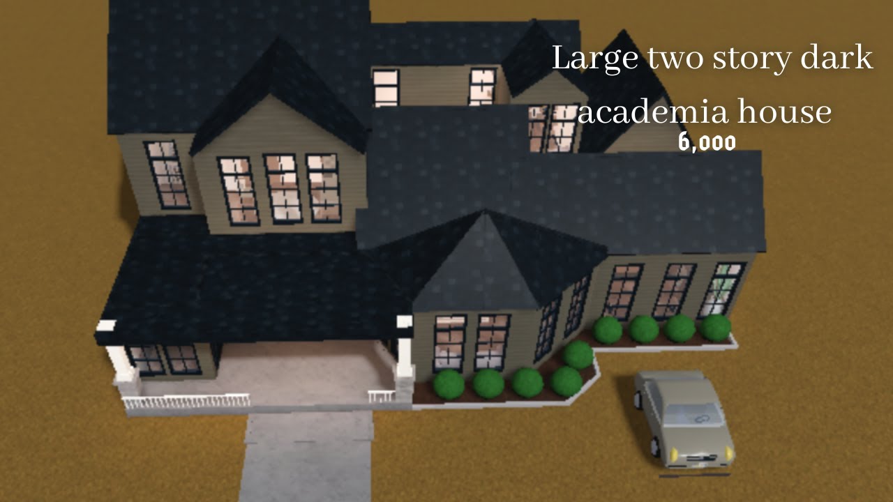 Large Two Story Dark Academia House 6,000 - YouTube