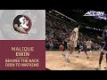 Florida State's Malique Ewin Goes Behind The Back To Jamir Watkins For 3