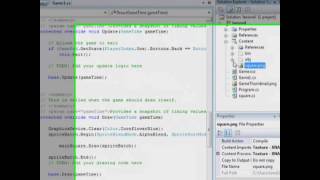 XNA Tutorial Move a sprite and Keyboard Lesson 4 Part1