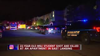 Michigan State University student shot, killed in East Lansing