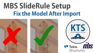 MBS SlideRule Setup - Fix the Model After Import