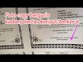 Mengatasi hasil foto copy bergaris hitam, kertas keriput