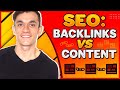 Content vs Links: Which One Should You Focus on First || SEO Backlinks, Content || Julian Goldie SEO