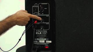 Electro-Voice Live X 112P \u0026 115P input panel - Tutorial