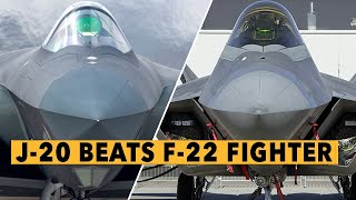 J-20 Mighty Dragon beats F-22 Raptor stealth fighter with swarm tactics