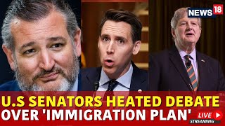 Trump Immigration Plan 2025 | US Senators Heated Debate Over Trump's Mass Deportation Plan | N18G