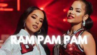 Natti Natasha & Becky G - RAM PAM PAM (Letra/Lyrics)