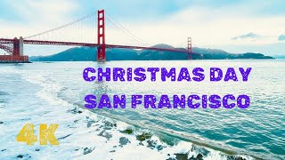 ✨ San Francisco Christmas | Iconic Bridges \u0026 Pier 39 Walkthrough 🎄 🌉 🦭