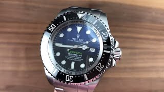 Rolex Sea-Dweller Deepsea "D-Blue" 116660 (James Cameron) Rolex Watch Review