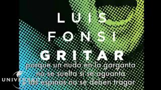 Luis Fonsi - Gritar ( Lyric ) (Lyric Oficial)