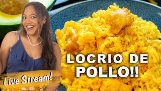 LIVE Cooking - Dominican Locrio de Pollo | Chef Zee Cooks