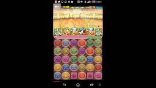 パズドラ 第六回　オシリス　チャレンジダンジョン　レベル7　ノーコン