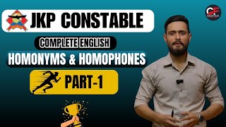 HOMONYMS & HOMOPHONES || JKP CONSTABLE || JKSSB