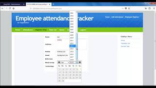 Employee Attendance Management System | Student Projects